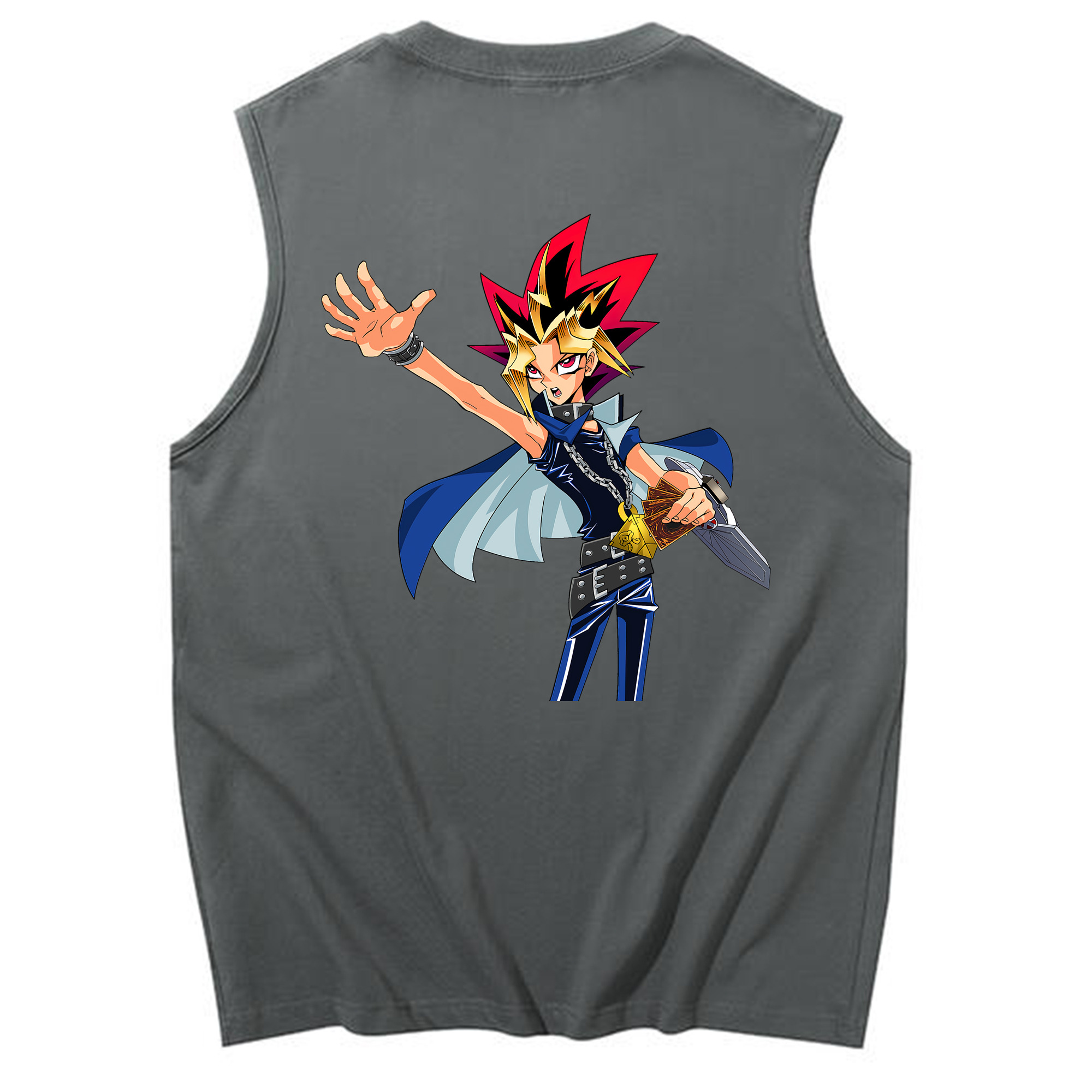 （画像用） 遊☆戯☆王 Yu-Gi-Oh! コットン100％タンクトップ（背面プリント）